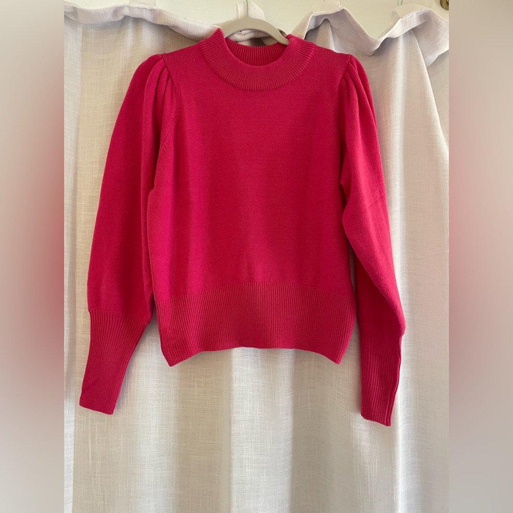 French Connection Puff Sleeve Sweater